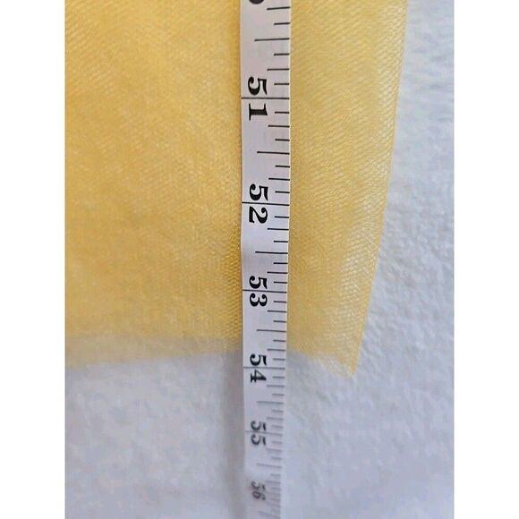 Ekaliy Sexy Long Sleeve High Low Dress Women 2XL Yellow Asymmetrical Ruffle - Picture 10 of 10